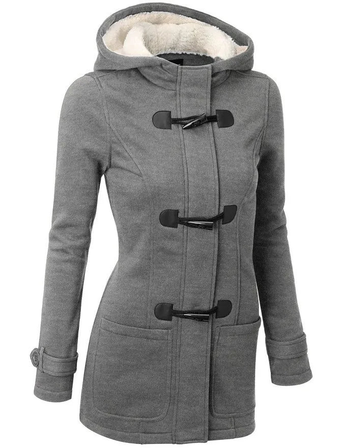 Women Basic Jacket 2025 | Autumn Casual Hooded Zipper Overcoat | Ladies Outwear Coat Casaco Feminino