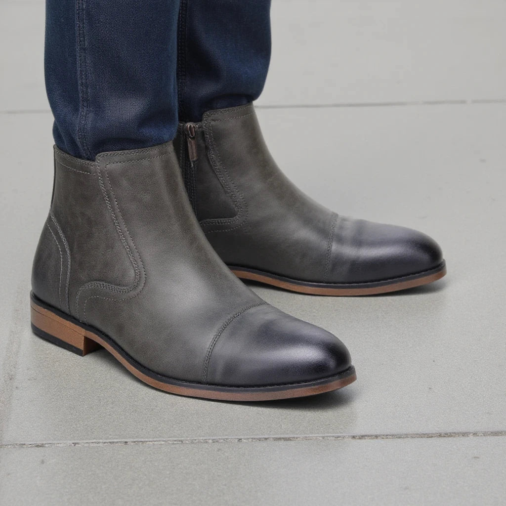 Men’s Leather Boots – Comfortable & Fashionable Brand Footwear