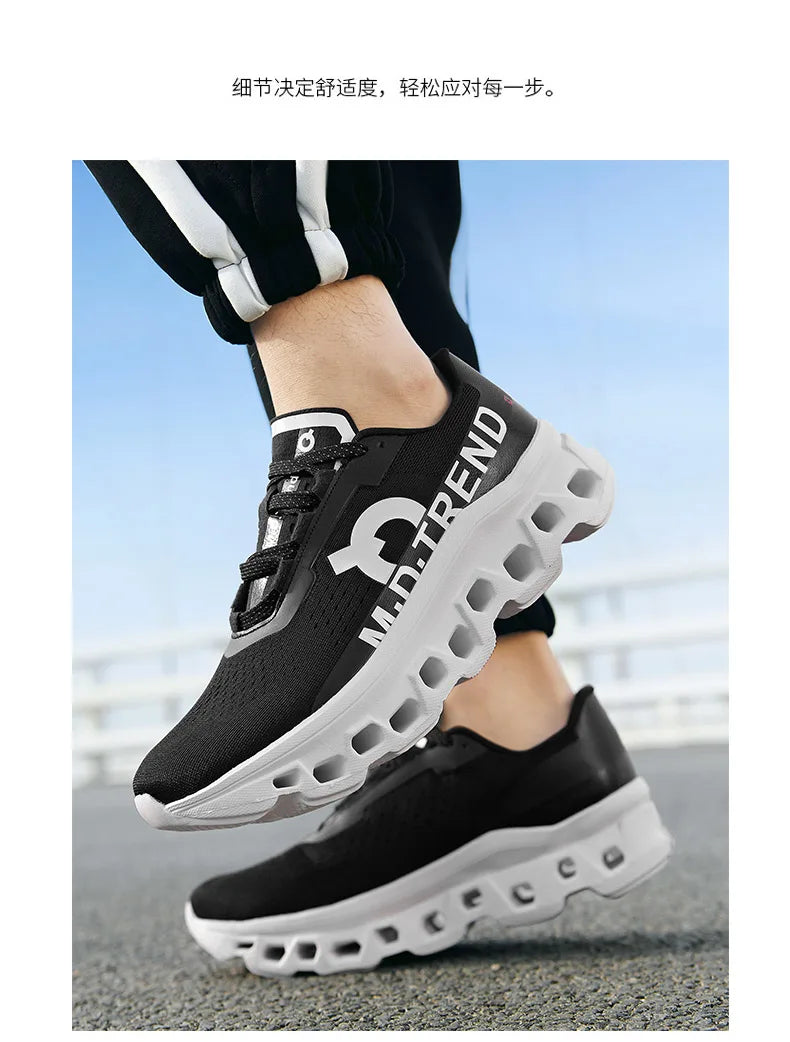 Men's Air Running Sneakers –2025. Breathable Outdoor Marathon & Walking Shoes, Large Size Sports Footwear
