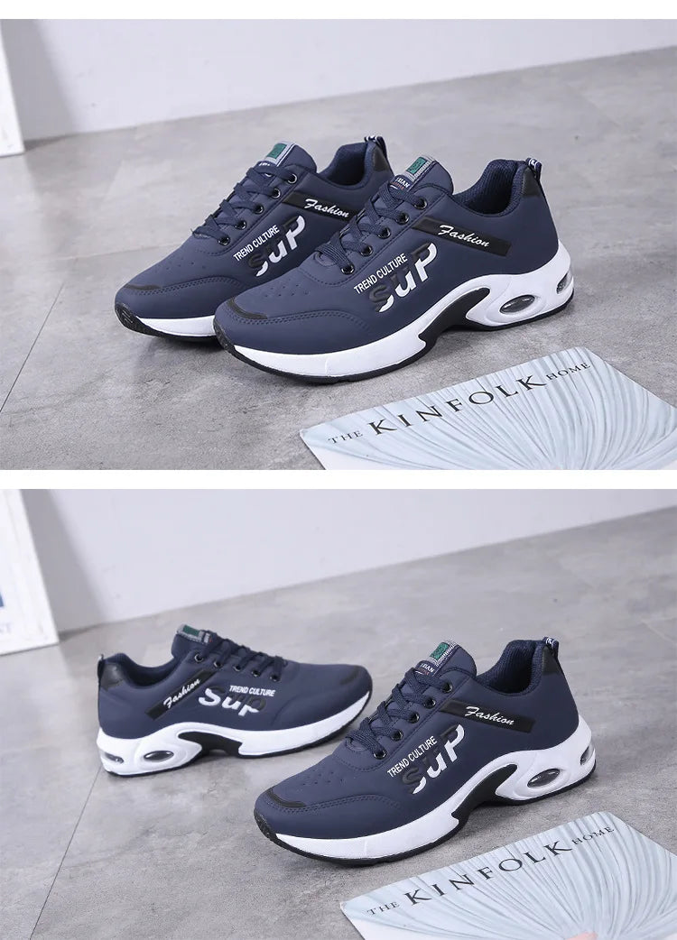 2025 Men’s Sports Shoes | Autumn Winter Korean Edition Trend | Waterproof Running, Tennis & Basketball Sneakers | Durable Shock Absorbing Casual Shoes