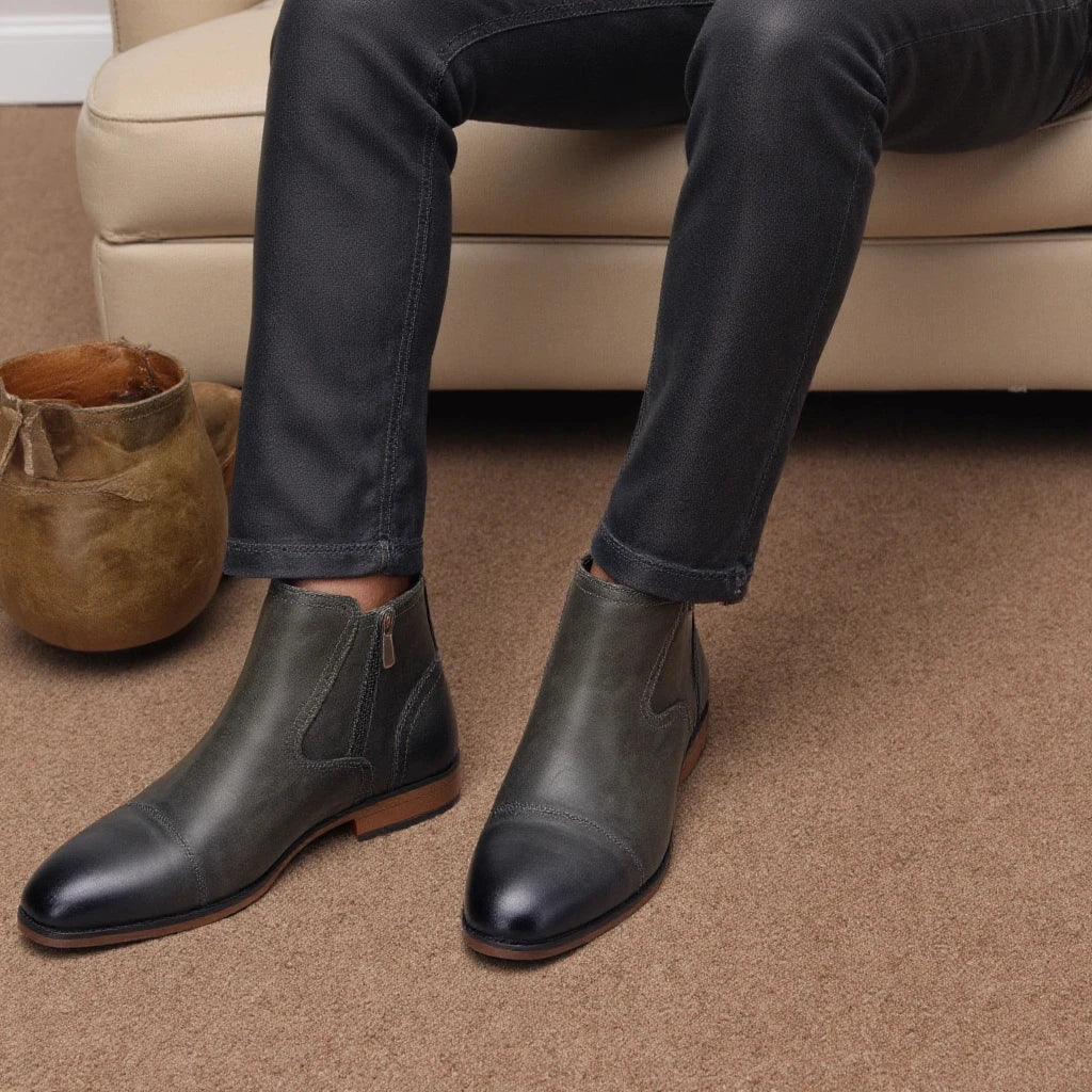 Men’s Leather Boots – Comfortable & Fashionable Brand Footwear