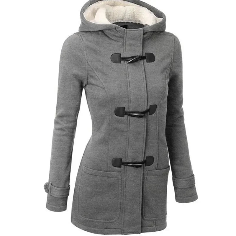 Women Basic Jacket 2025 | Autumn Casual Hooded Zipper Overcoat | Ladies Outwear Coat Casaco Feminino