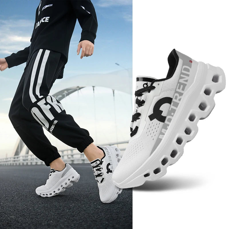 Men's Air Running Sneakers –2025. Breathable Outdoor Marathon & Walking Shoes, Large Size Sports Footwear