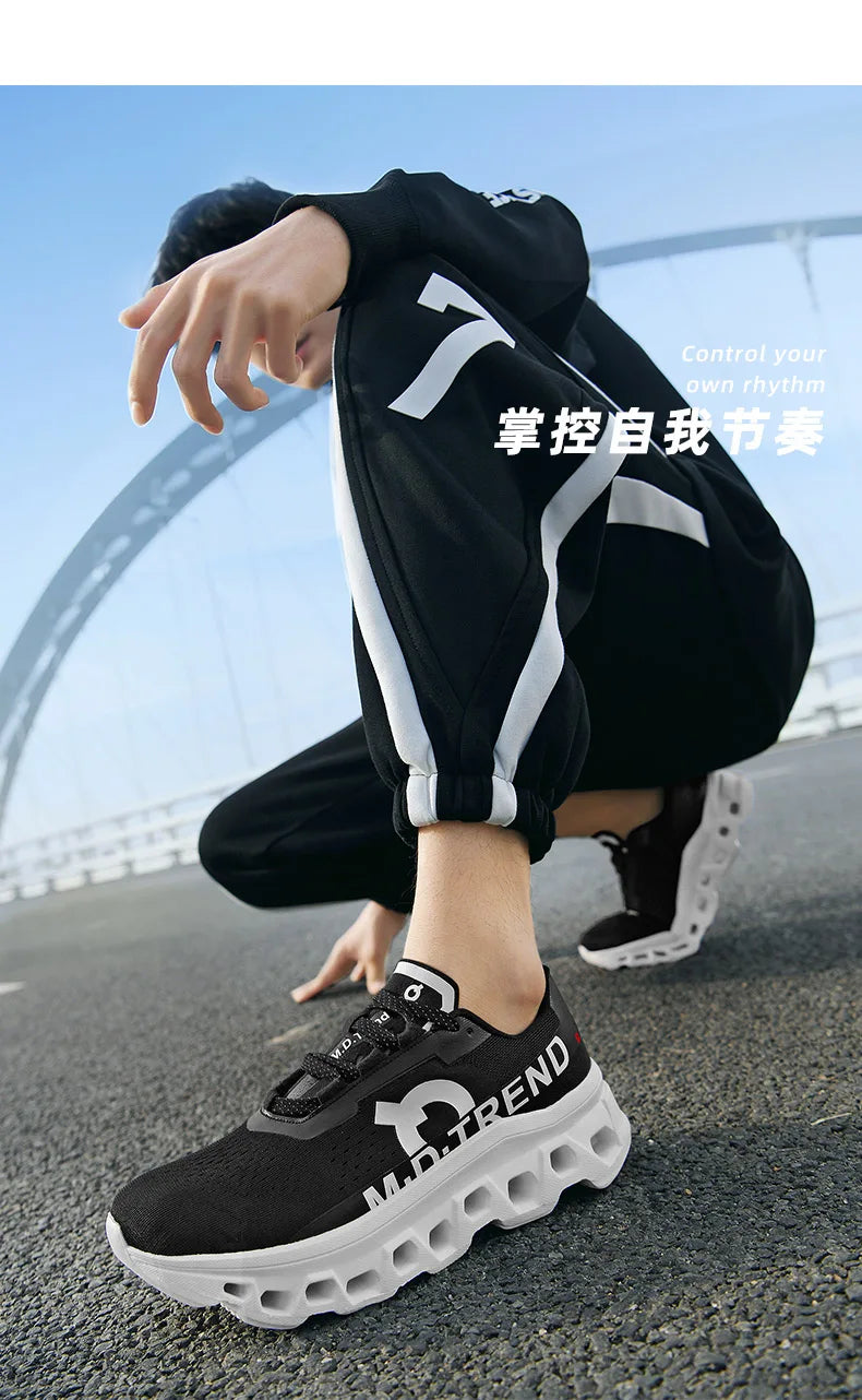 Men's Air Running Sneakers –2025. Breathable Outdoor Marathon & Walking Shoes, Large Size Sports Footwear
