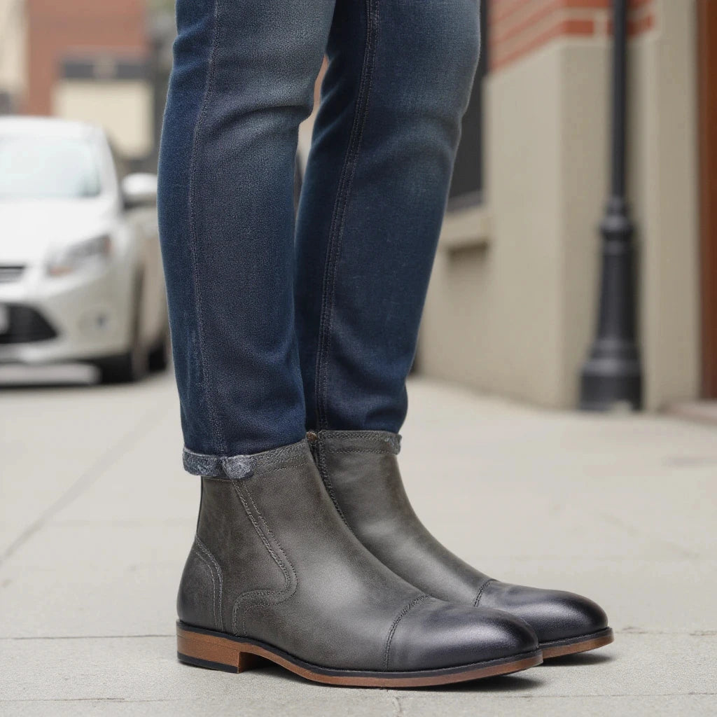 Men’s Leather Boots – Comfortable & Fashionable Brand Footwear