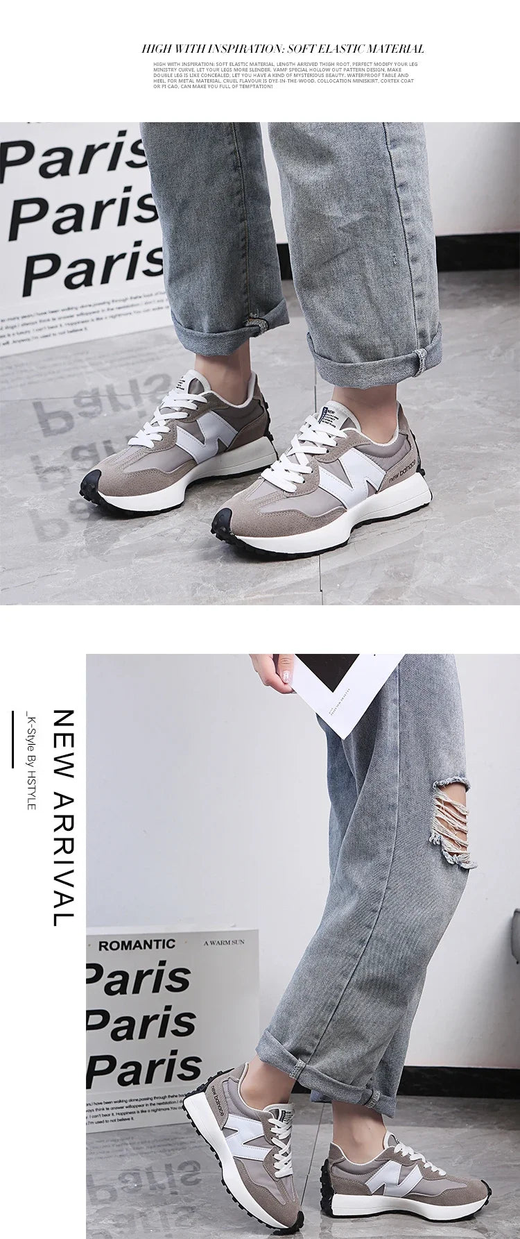 New Style NB Women’s Thick-Soled Dad Sneakers | Summer Breathable Comfortable Casual Shoes for Women