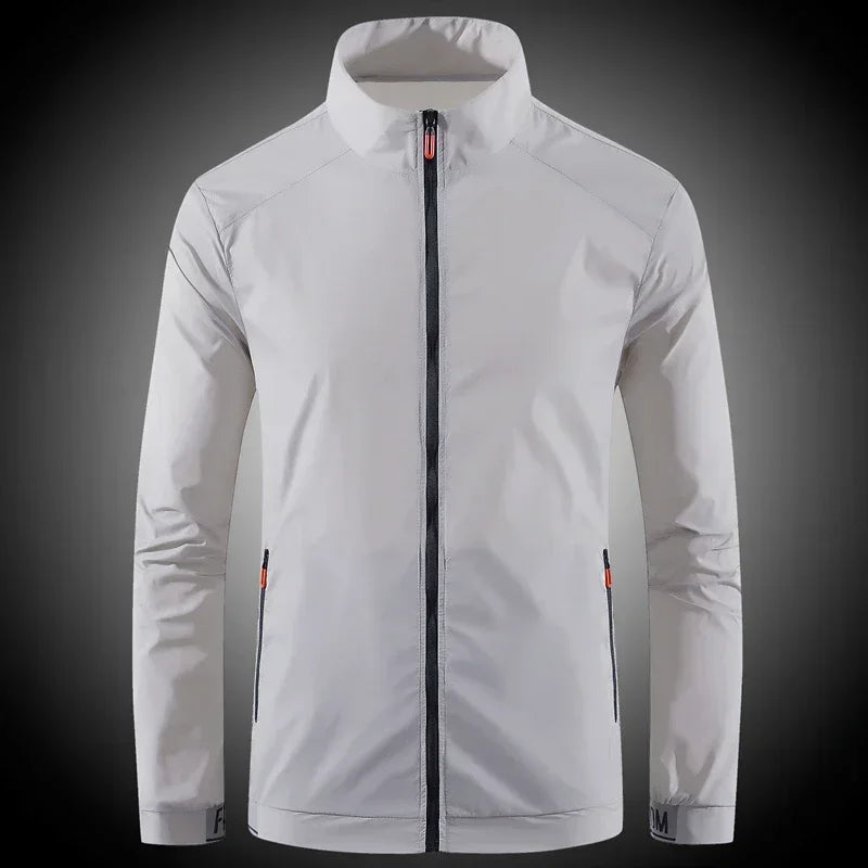 Men's Breathable Sports Waterproof Jacket – Summer UV Protection Outdoor Fishing Skin Clothing