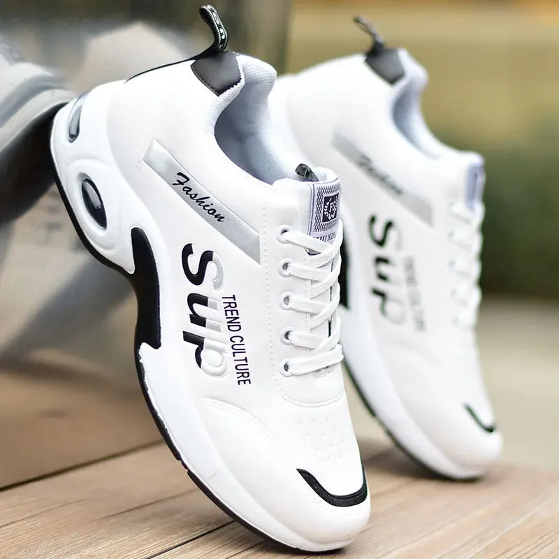 2025 Men’s Sports Shoes | Autumn Winter Korean Edition Trend | Waterproof Running, Tennis & Basketball Sneakers | Durable Shock Absorbing Casual Shoes