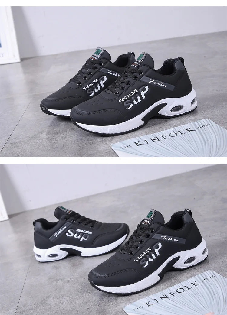 2025 Men’s Sports Shoes | Autumn Winter Korean Edition Trend | Waterproof Running, Tennis & Basketball Sneakers | Durable Shock Absorbing Casual Shoes