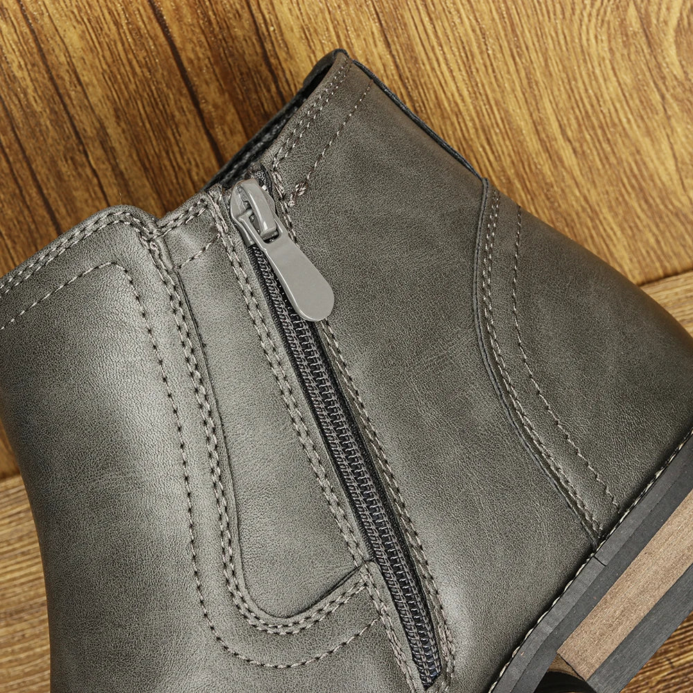 Men’s Leather Boots – Comfortable & Fashionable Brand Footwear