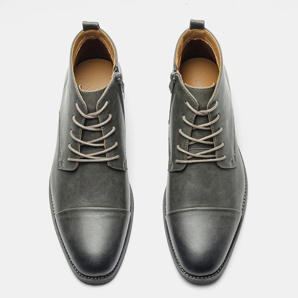 Men’s Leather Boots – Comfortable & Fashionable Brand Footwear