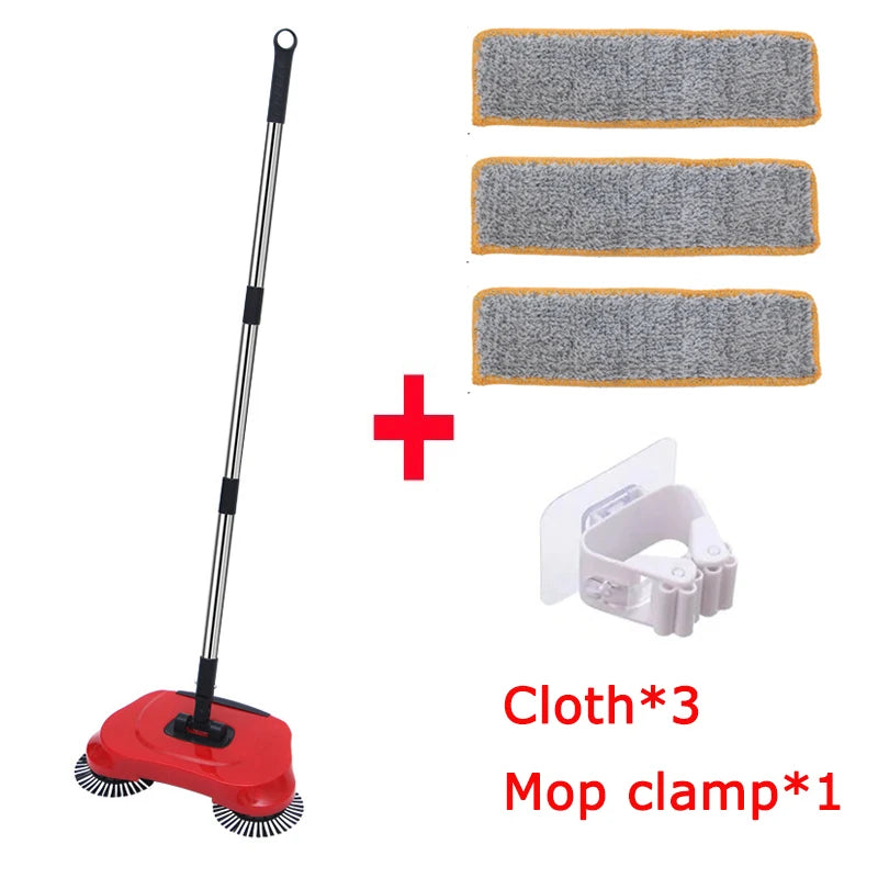 Lazy Sweeper Multifunctional Hand Push Vacuum Cleaner – Broom, Dustpan & Mop Combo