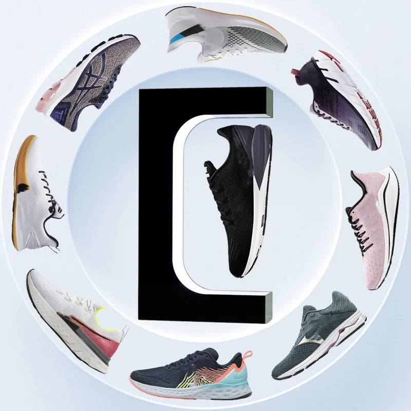360° Rotating Electromagnetic Floating Sneaker Display Stand – Sleek Levitation Rack for Shoes & Collectibles