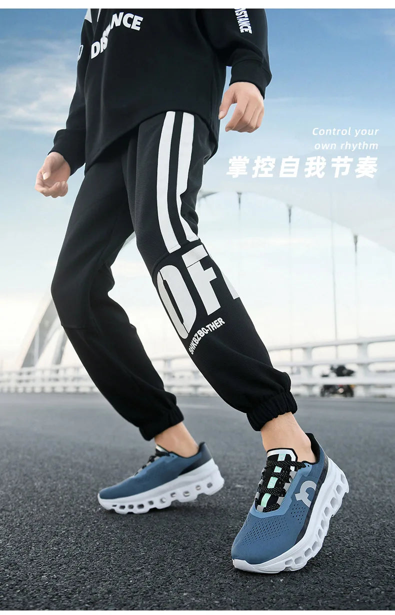 Men's Air Running Sneakers –2025. Breathable Outdoor Marathon & Walking Shoes, Large Size Sports Footwear