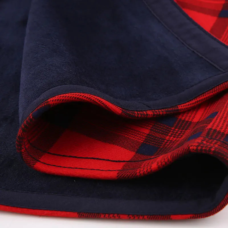 Plaid Fleece Shirt Jacket – Men’s Warm Flannel Overshirts (American Sizing, S–XXXL)