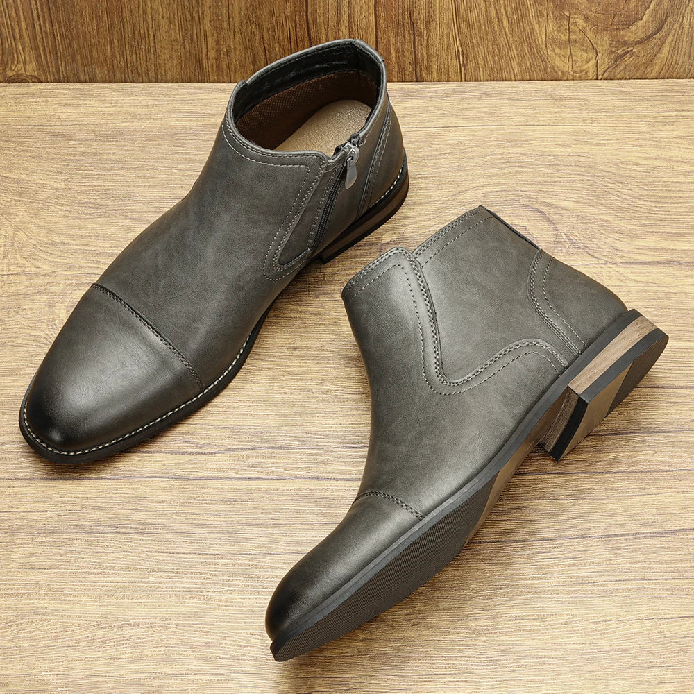 Men’s Leather Boots – Comfortable & Fashionable Brand Footwear