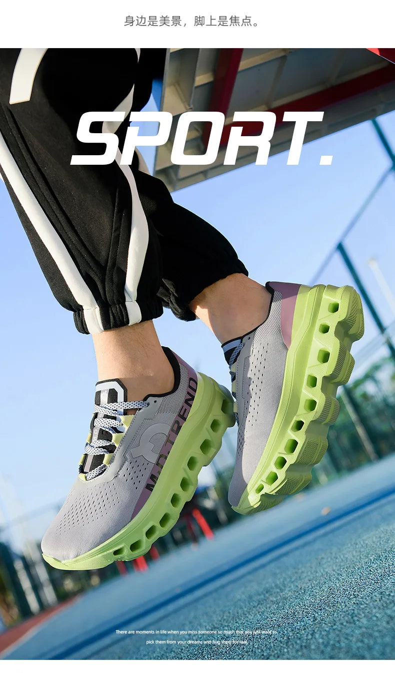 Men's Air Running Sneakers –2025. Breathable Outdoor Marathon & Walking Shoes, Large Size Sports Footwear