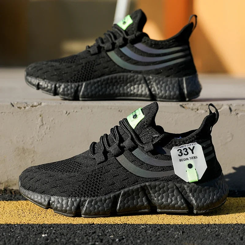 Men’s Casual Mesh Sneakers | Lightweight Breathable Running Shoes | Summer Outdoor Walking & Jogging Sports Footwear
