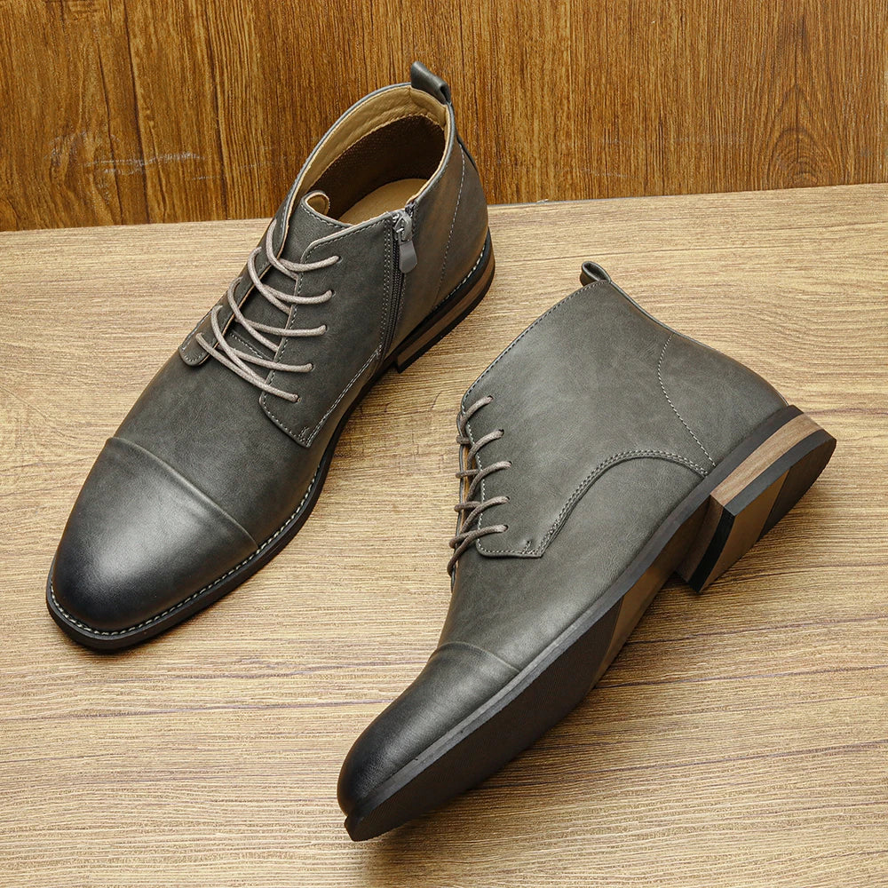 Men’s Leather Boots – Comfortable & Fashionable Brand Footwear