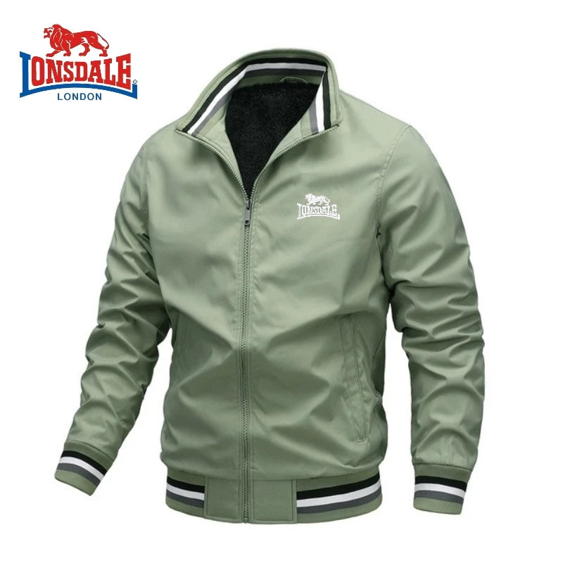 High-End Embroidered CAMEL Men's Zippered Jacket – Spring & Autumn Casual Outdoor Sportswear