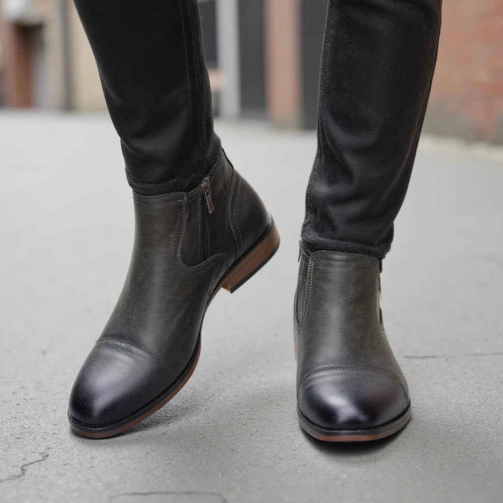 Men’s Leather Boots – Comfortable & Fashionable Brand Footwear