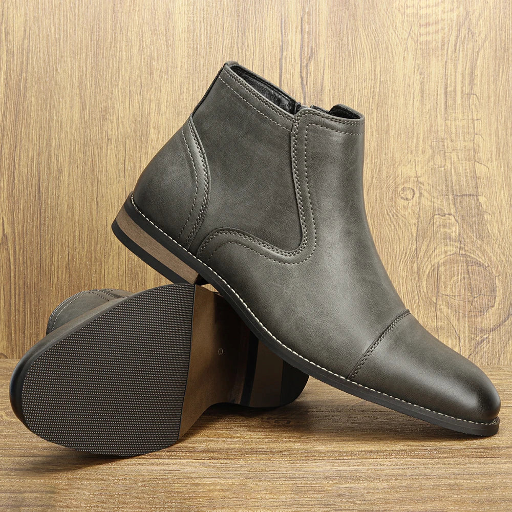Men’s Leather Boots – Comfortable & Fashionable Brand Footwear