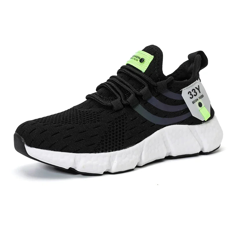 Men’s Casual Mesh Sneakers | Lightweight Breathable Running Shoes | Summer Outdoor Walking & Jogging Sports Footwear