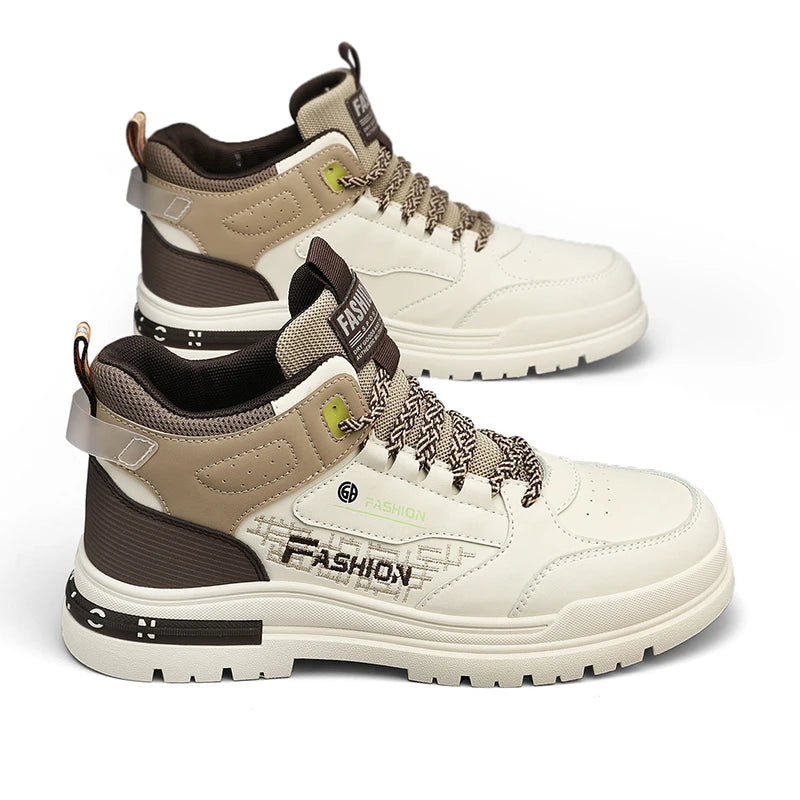 Men Casual Vulcanized Sneakers | Autumn Outdoor Walking Sport Shoes | Soft Sole Comfortable Male Fashion Boot Shoes