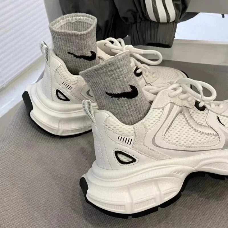 2025 Women’s Mesh Breathable Running Shoes | Casual Sports Sneakers | Lightweight Fitness & Walking Vulcanized Shoes