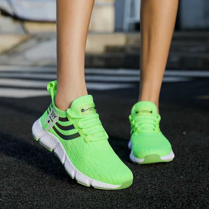 Men’s Casual Mesh Sneakers | Lightweight Breathable Running Shoes | Summer Outdoor Walking & Jogging Sports Footwear