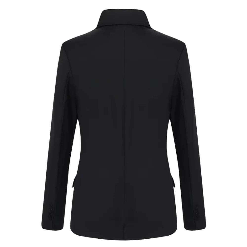 Men's Blazer Single Button Cardigan Full Sleeve Slim Fit Turn Down Collar Top Blazer Solid Smart Casual Outwear – Spring 2025