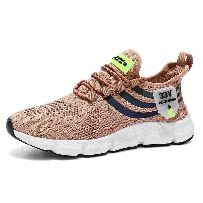 Men’s Casual Mesh Sneakers | Lightweight Breathable Running Shoes | Summer Outdoor Walking & Jogging Sports Footwear