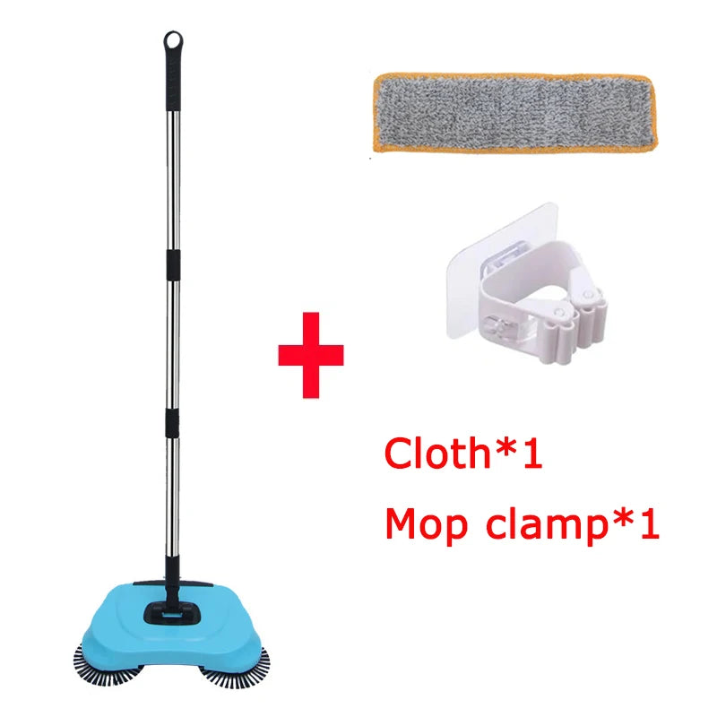 Lazy Sweeper Multifunctional Hand Push Vacuum Cleaner – Broom, Dustpan & Mop Combo