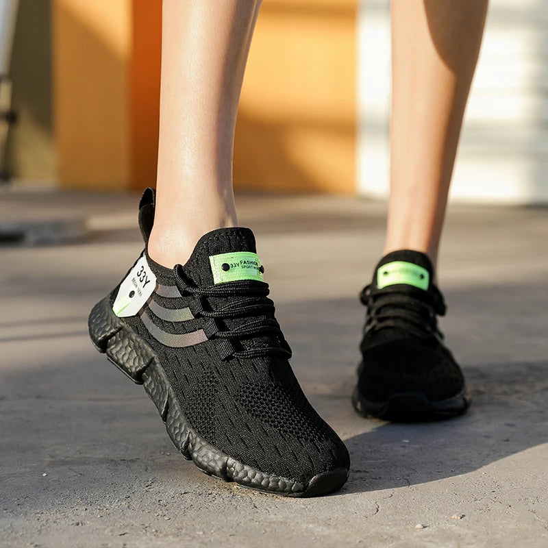 Men’s Casual Mesh Sneakers | Lightweight Breathable Running Shoes | Summer Outdoor Walking & Jogging Sports Footwear