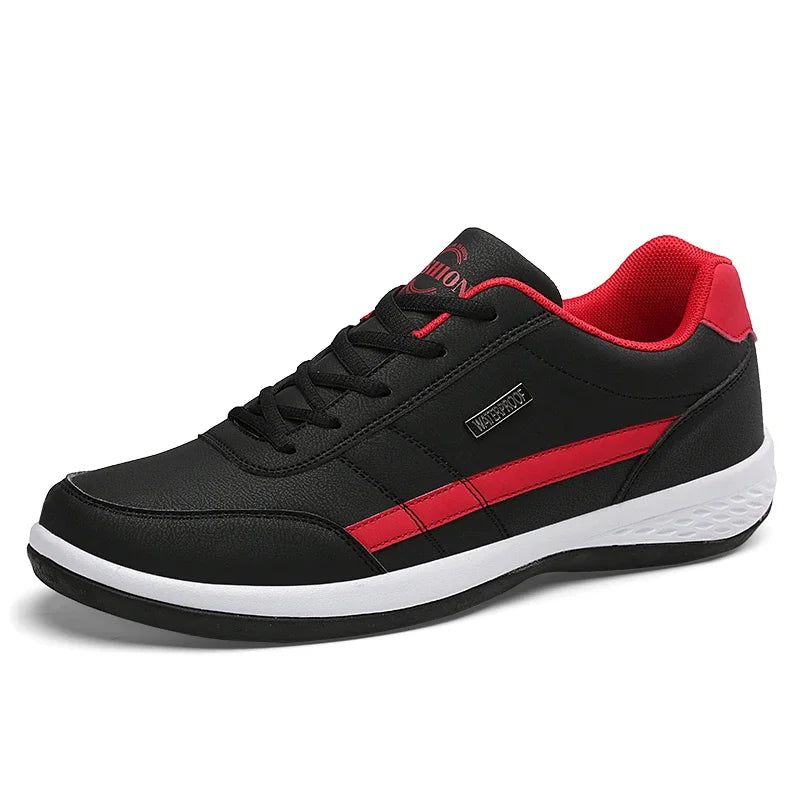 Shoes for Men Leather Sneaker Waterproof Casual Comfortable Men's Sneaker Lace Up Footwear Vulcanized Man Shoe Masculine