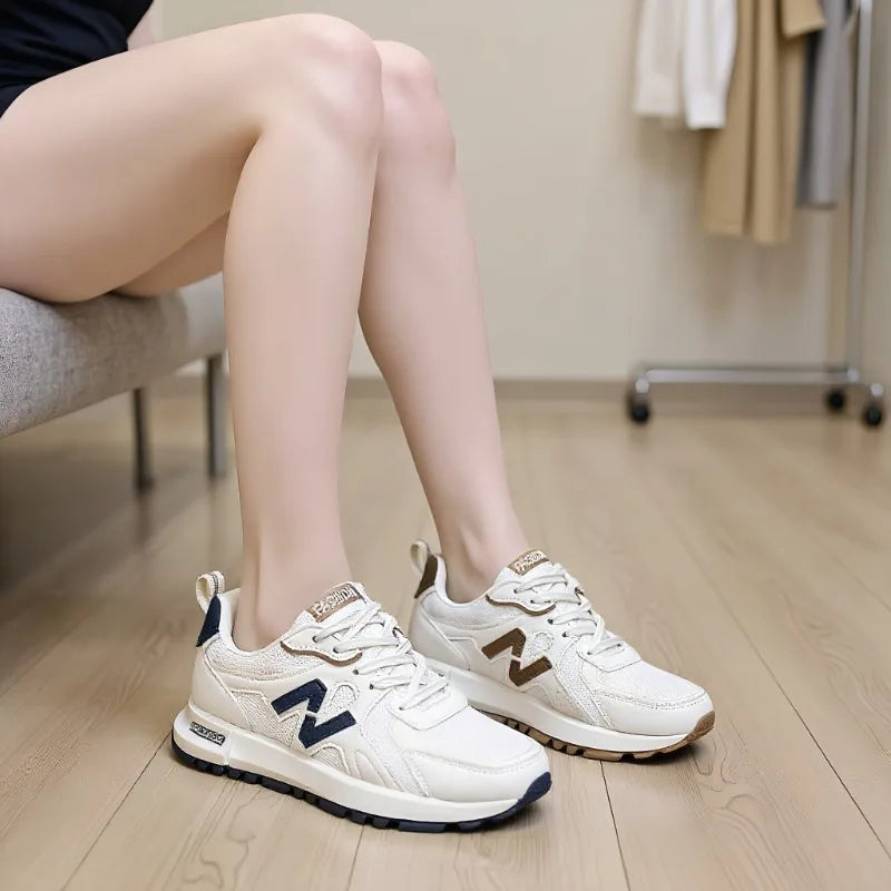 2025 New Style Women’s Sneakers – Lightweight Soft-Soled Non-Slip Casual Running Shoes for Autumn Students & Trendy Fashion
