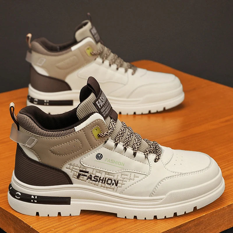 Men Casual Vulcanized Sneakers | Autumn Outdoor Walking Sport Shoes | Soft Sole Comfortable Male Fashion Boot Shoes