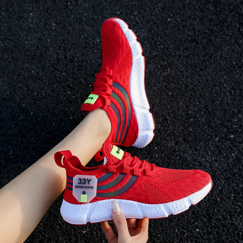 Men’s Casual Mesh Sneakers | Lightweight Breathable Running Shoes | Summer Outdoor Walking & Jogging Sports Footwear