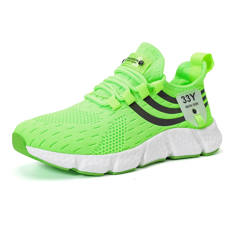 Men’s Casual Mesh Sneakers | Lightweight Breathable Running Shoes | Summer Outdoor Walking & Jogging Sports Footwear