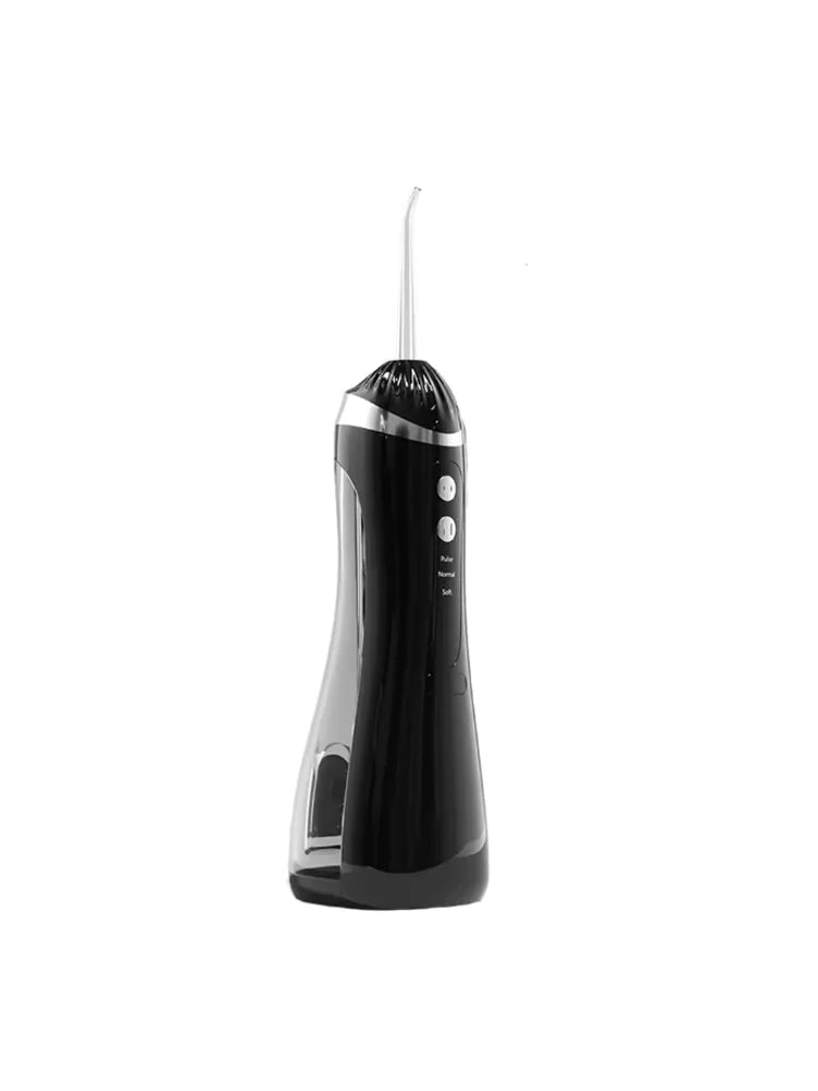 IPX7 Waterproof Rechargeable Electric Tooth Cleaner | High Pressure Pulse Oral Irrigator with 4 Nozzles & 3 Cleaning Modes
