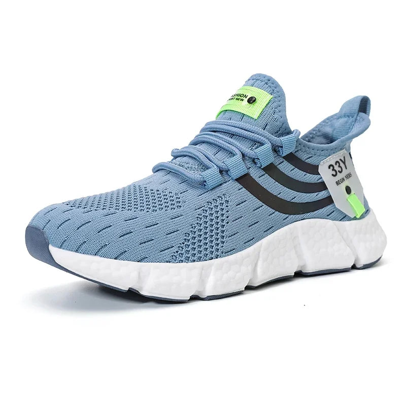 Men’s Casual Mesh Sneakers | Lightweight Breathable Running Shoes | Summer Outdoor Walking & Jogging Sports Footwear