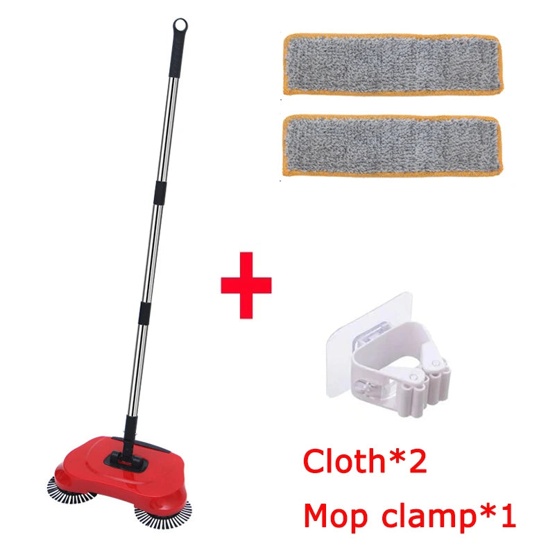 Lazy Sweeper Multifunctional Hand Push Vacuum Cleaner – Broom, Dustpan & Mop Combo