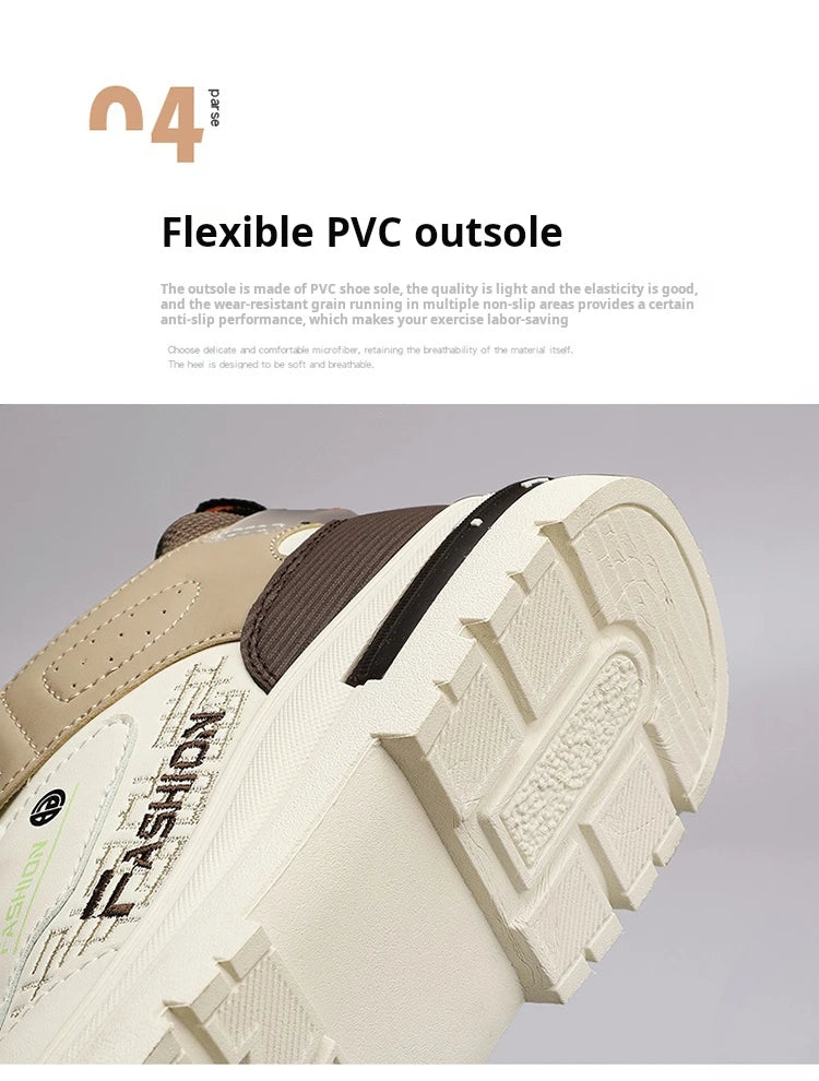 Men Casual Vulcanized Sneakers | Autumn Outdoor Walking Sport Shoes | Soft Sole Comfortable Male Fashion Boot Shoes