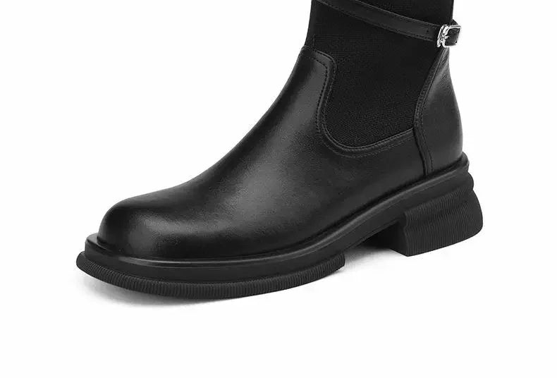 Winter & Spring Women’s Elastic Ankle Booties – High-Quality Short Boots on Sale