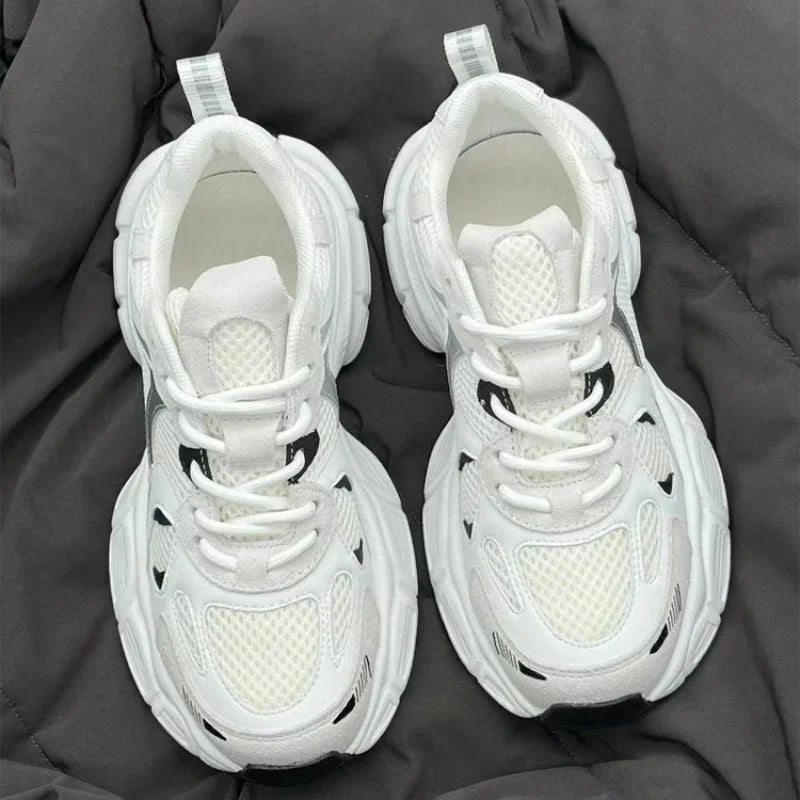 2025 Women’s Mesh Breathable Running Shoes | Casual Sports Sneakers | Lightweight Fitness & Walking Vulcanized Shoes