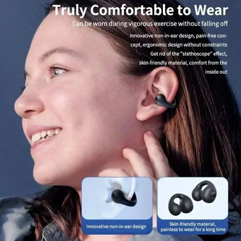 T75 Bone Conduction Wireless Bluetooth 5.3 Headphones | Sports Earphones | HiFi Waterproof TWS Headset