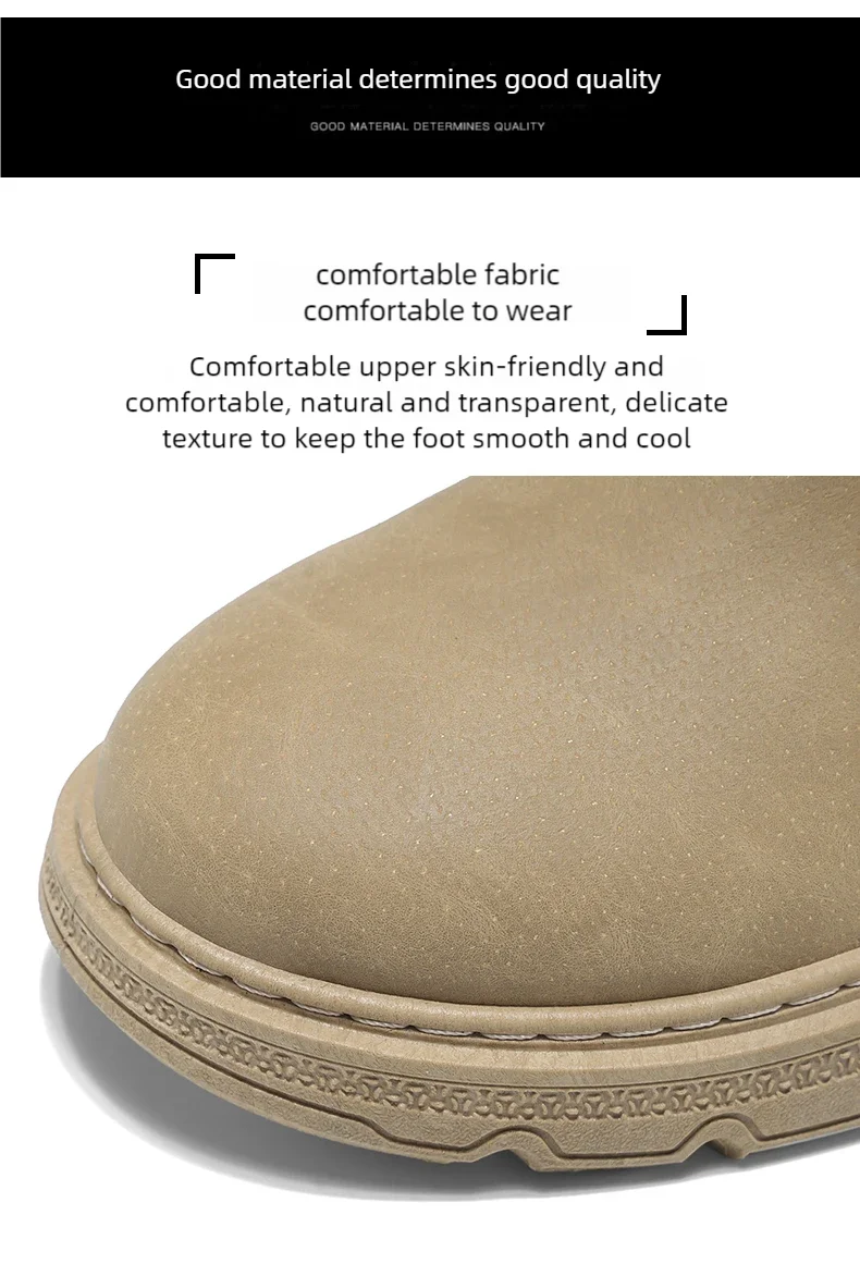 Men's British Casual Soft-Soled Anti-Slip High-Top Boots – Fashionable & Comfortable