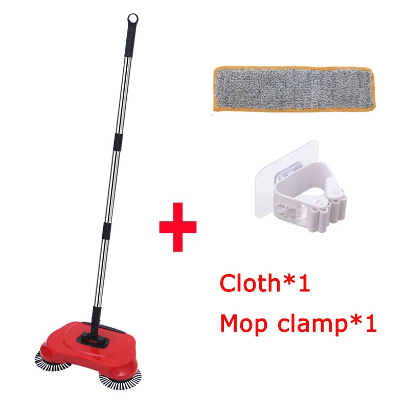 Lazy Sweeper Multifunctional Hand Push Vacuum Cleaner – Broom, Dustpan & Mop Combo