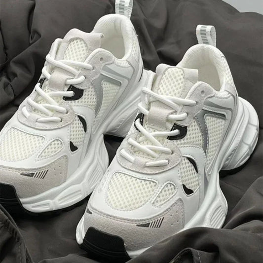 2025 Women’s Mesh Breathable Running Shoes | Casual Sports Sneakers | Lightweight Fitness & Walking Vulcanized Shoes