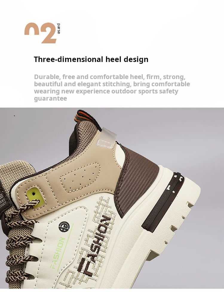 Men Casual Vulcanized Sneakers | Autumn Outdoor Walking Sport Shoes | Soft Sole Comfortable Male Fashion Boot Shoes
